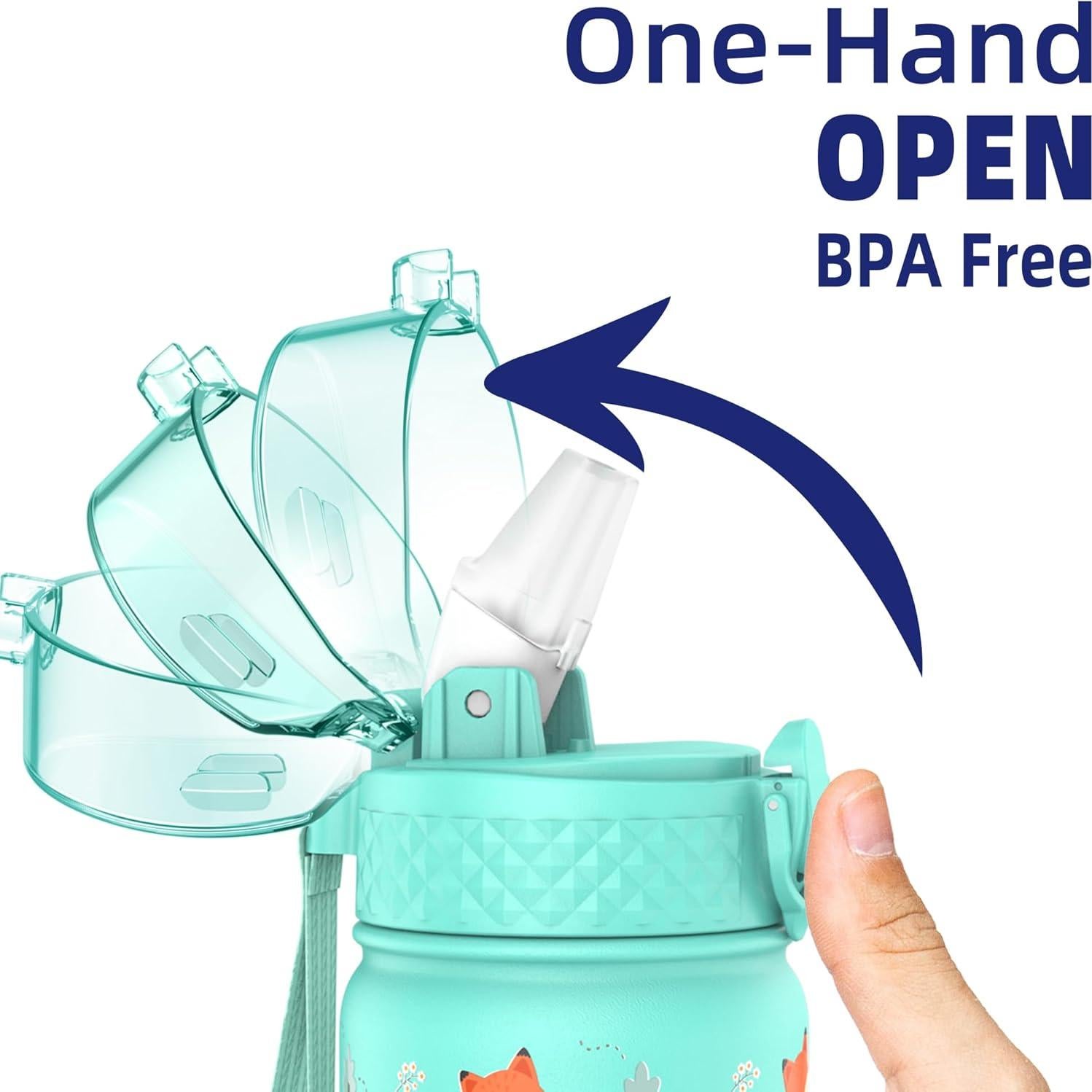 Botella de Agua Aislada para Niños GOPPUS 414ml Verde