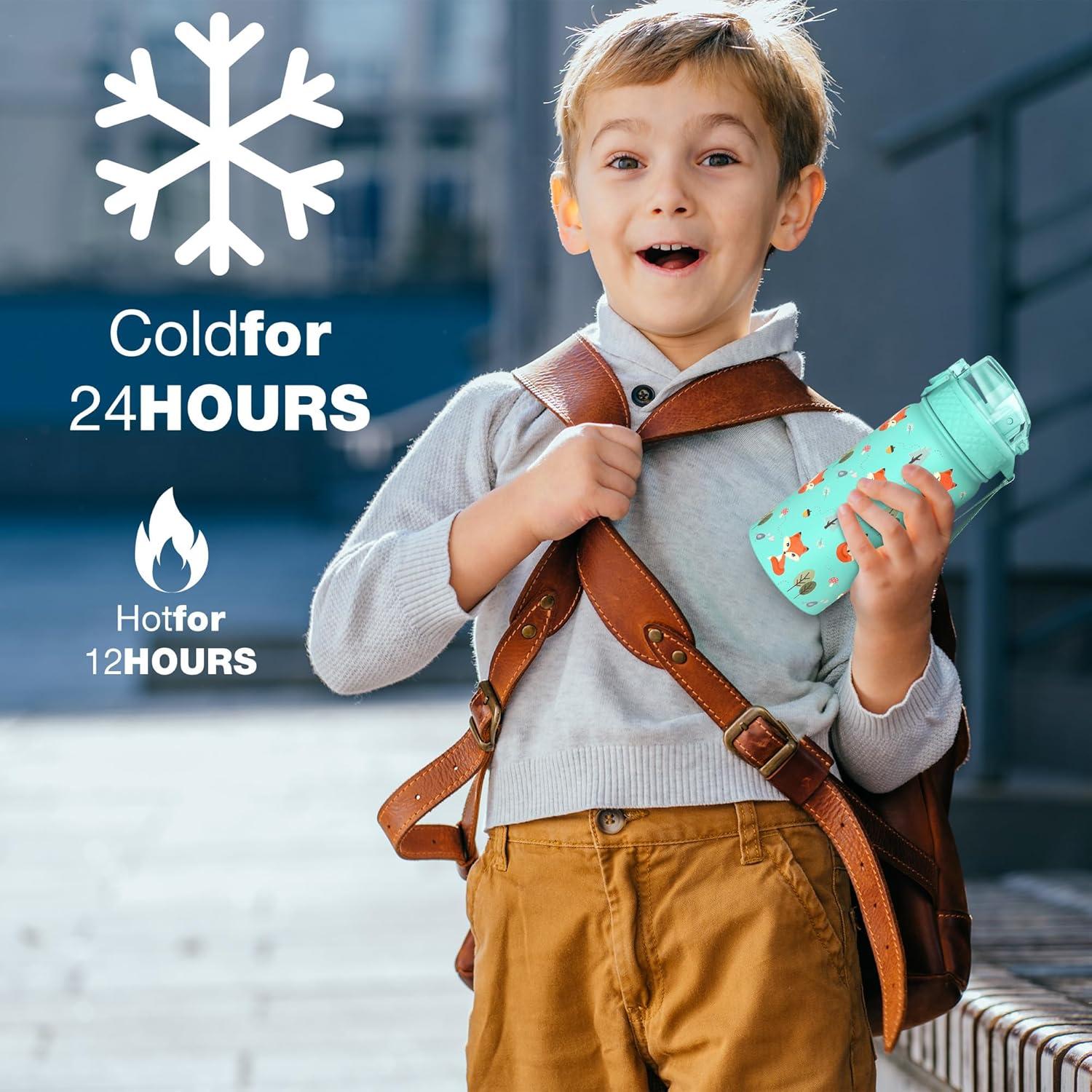 Botella de Agua Aislada para Niños GOPPUS 414ml Verde