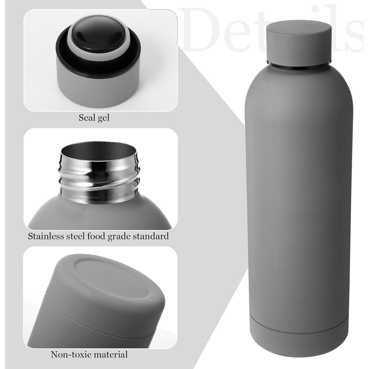 Botellas de Agua de Acero Inoxidable Bokon 17 oz 10 Pcs