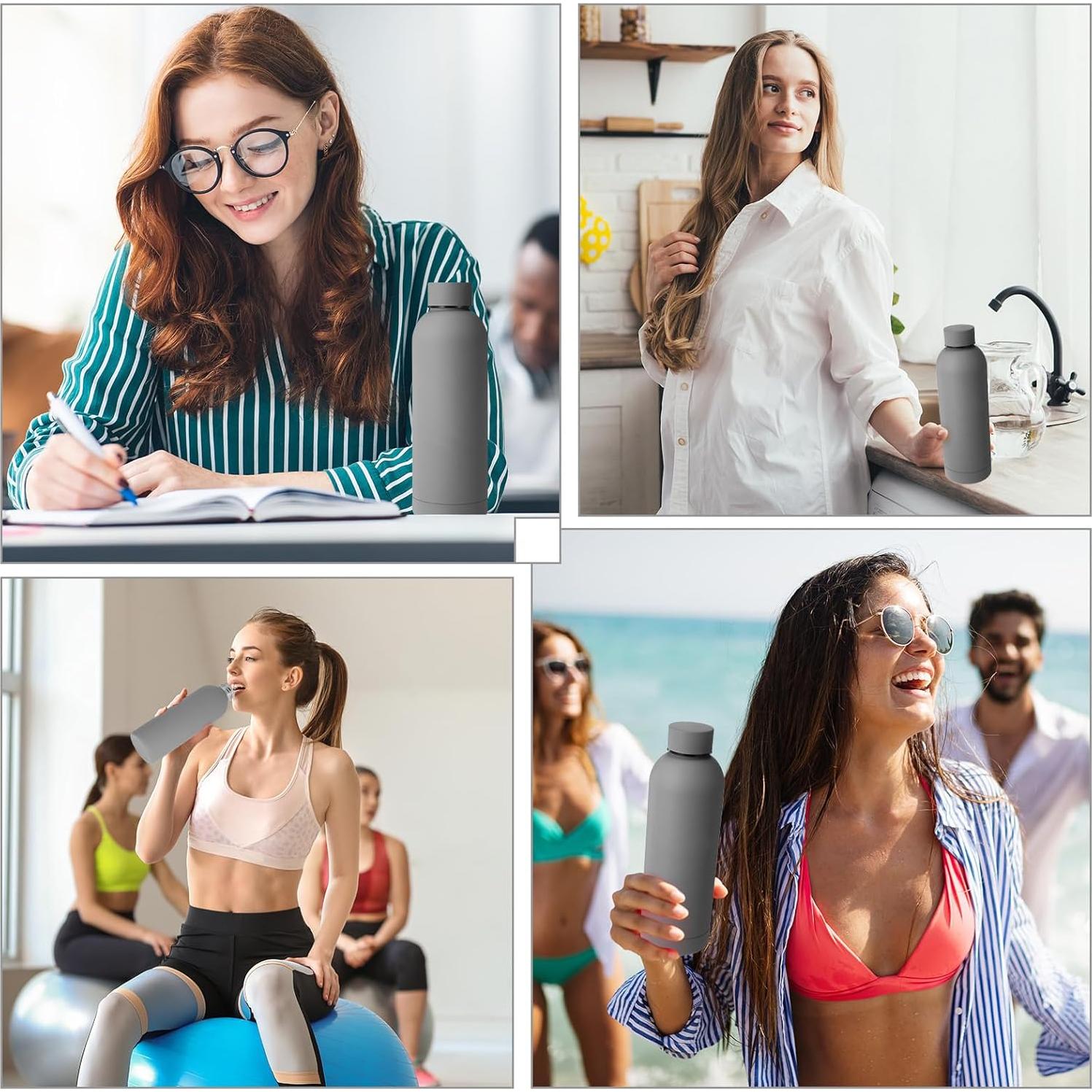 Botellas de Agua de Acero Inoxidable Bokon 17 oz 10 Pcs