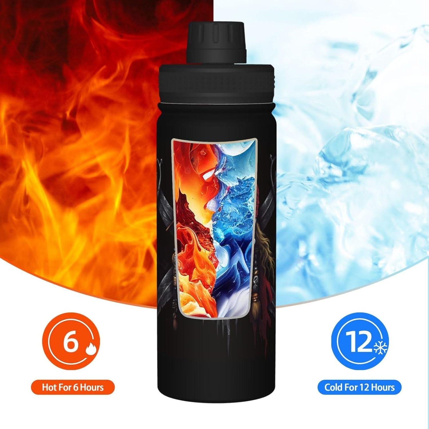 Botella de Agua Deportiva Dewoofly 532 ml Aislada Esqueleto