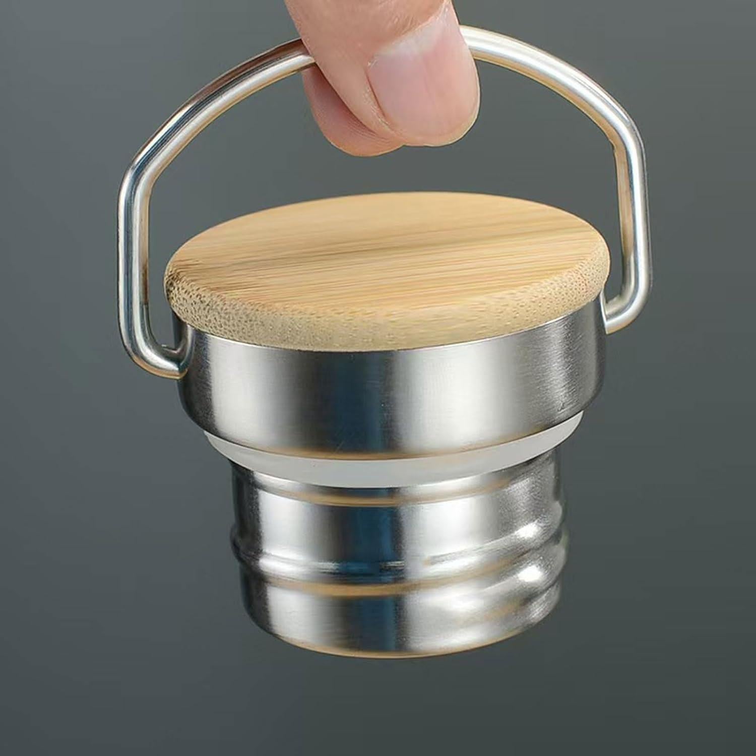 Botella de Agua Aislada FYJHLQZZ 500ml Acero Inoxidable Plateado