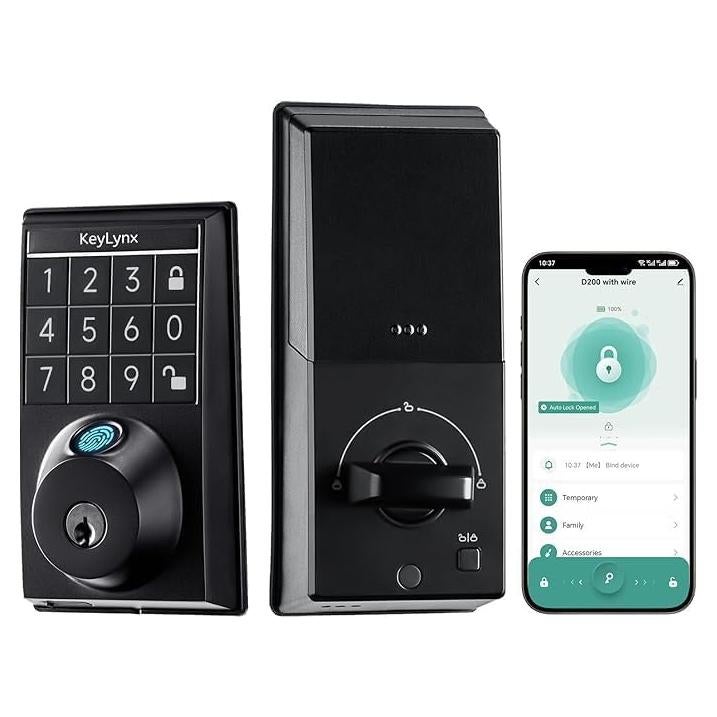 Cerradura Inteligente KEYLYNX D200 con Huella Dactilar y App