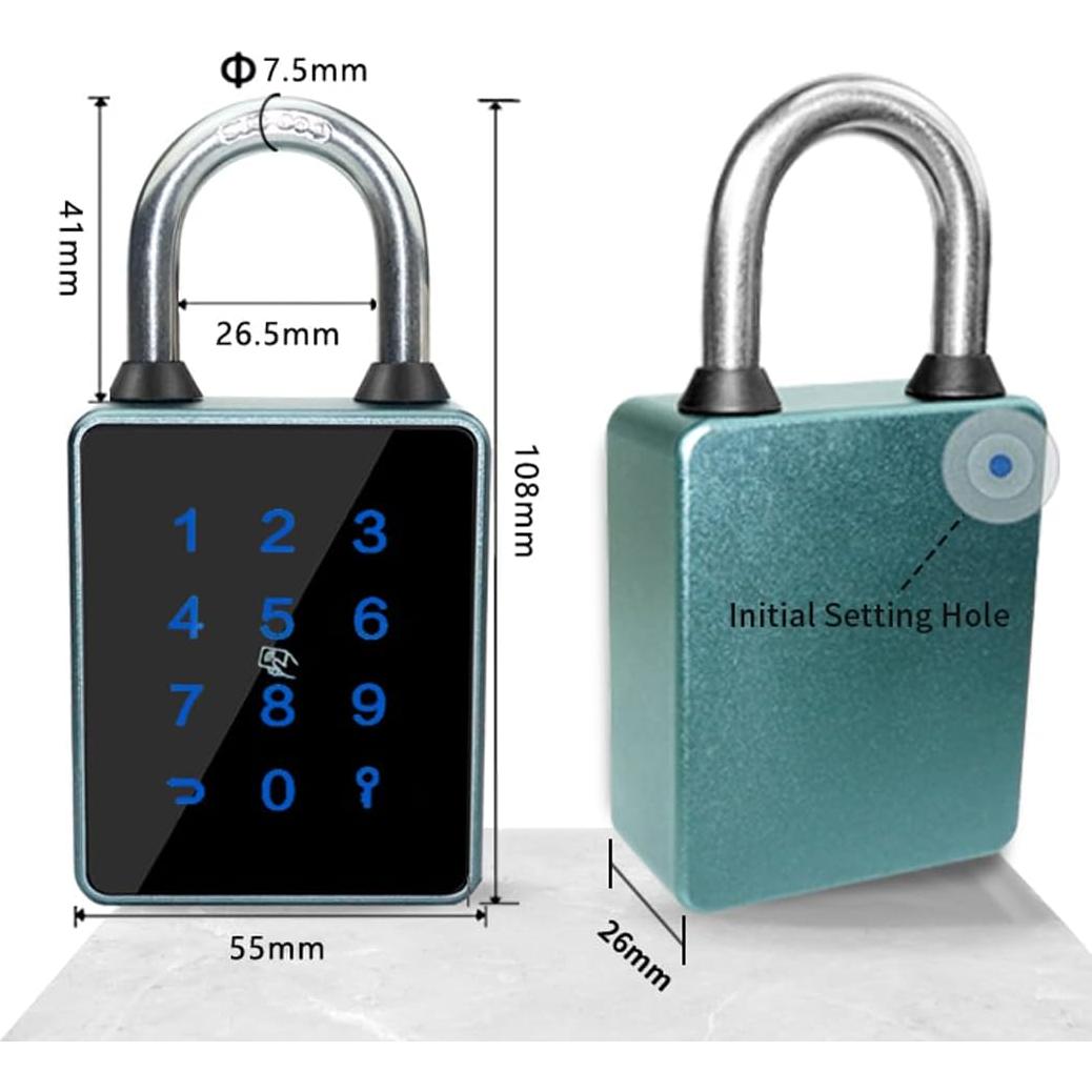 Candado Inteligente UCB Bluetooth con Teclado Táctil 10.8cm