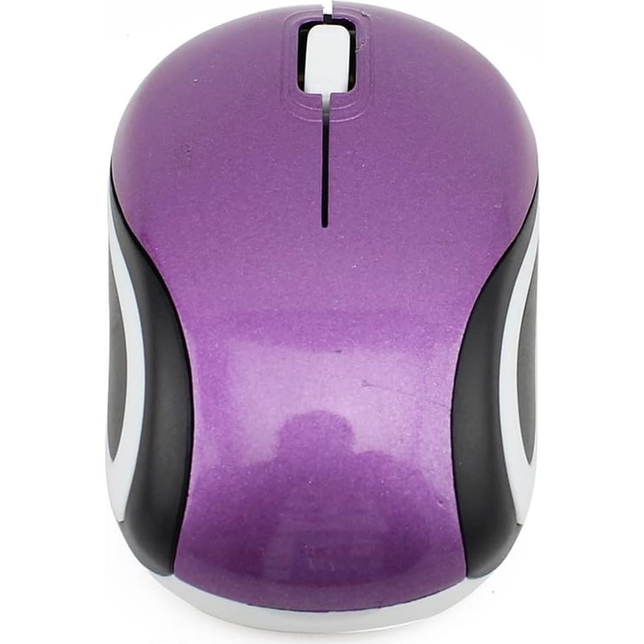 Ratón Inalámbrico GUGUELEC Mini 1000 DPI Púrpura Compacto