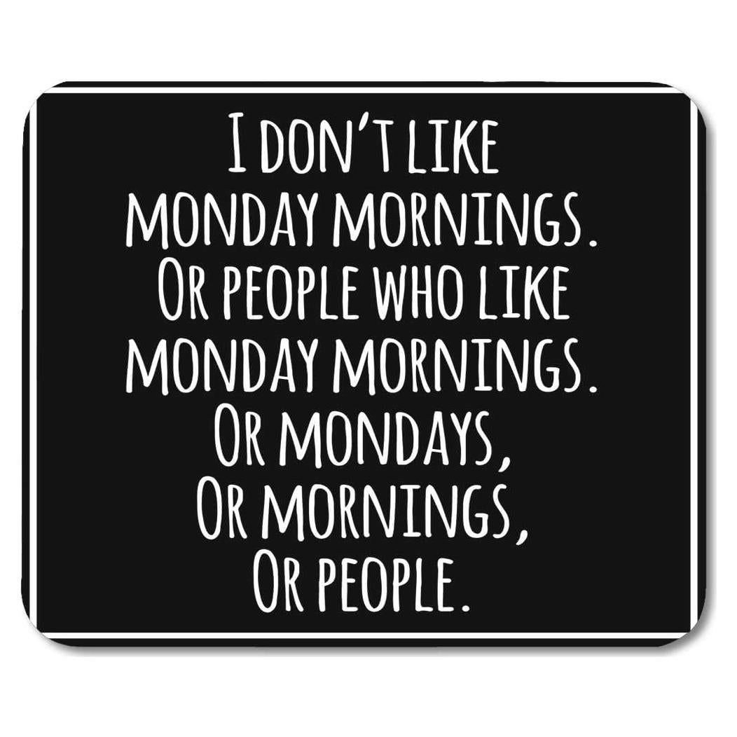 Alfombrilla de Ratón Emvency Multicolor 24.13x20.07cm Diseño Sarcástico