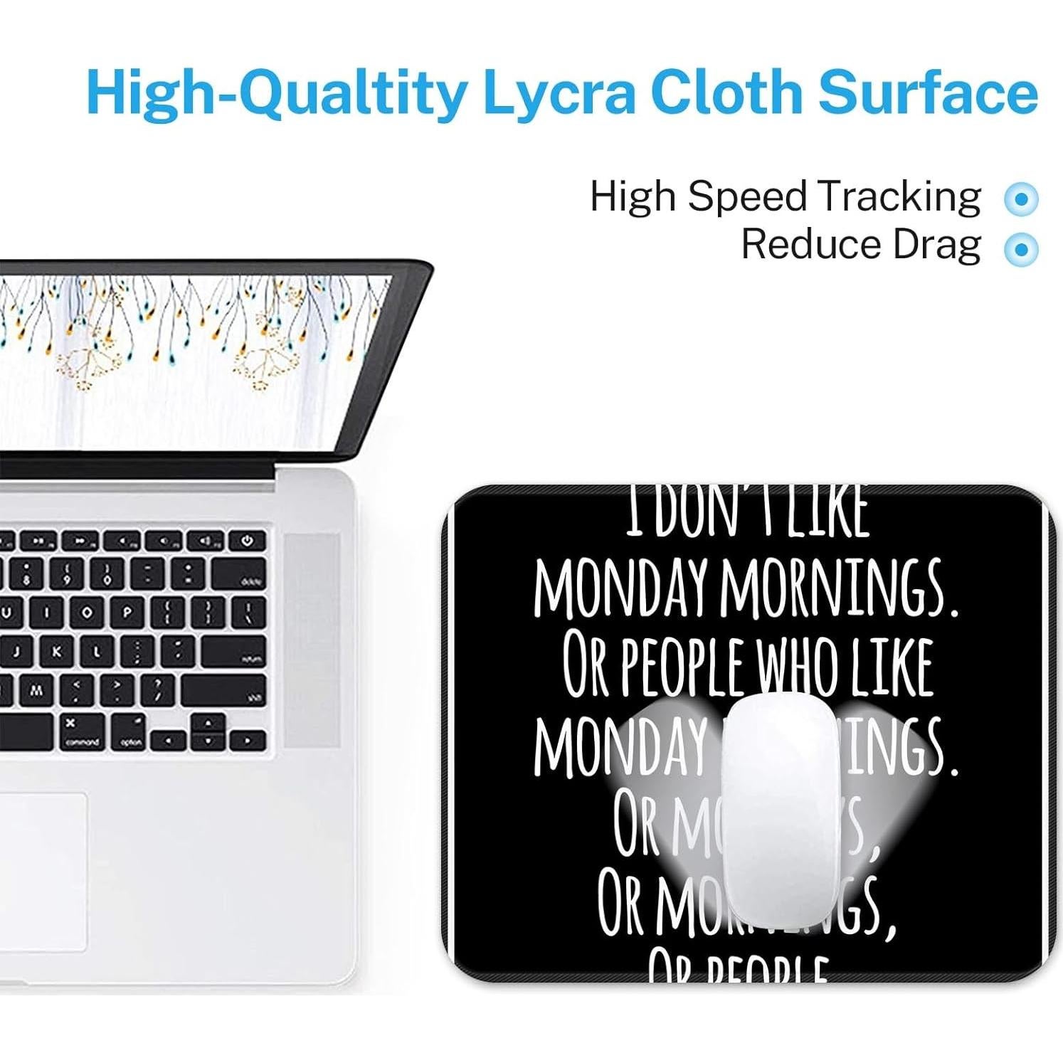 Alfombrilla de Ratón Emvency Multicolor 24.13x20.07cm Diseño Sarcástico