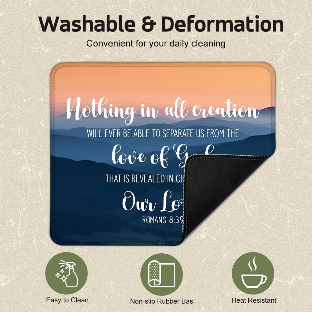 Alfombrilla de Ratón PUVOXHO Antideslizante 25.8x21cm