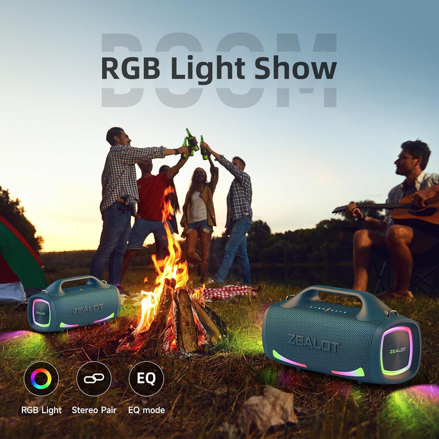 Altavoz Bluetooth ZEALOT S79 100W Impermeable 24000mAh