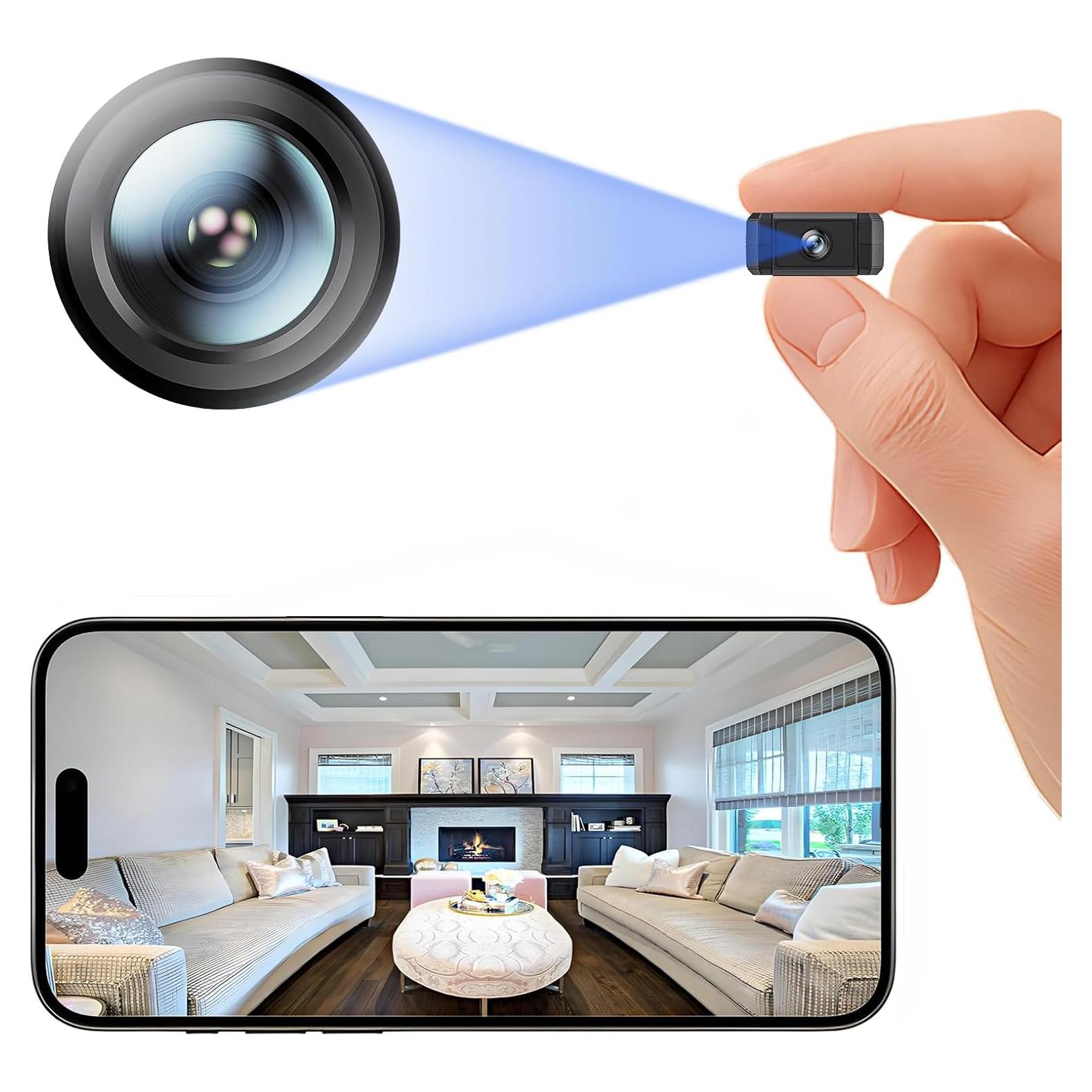 Mini Cámara Inalámbrica WiFi LMQPT S12 con Visión Nocturna