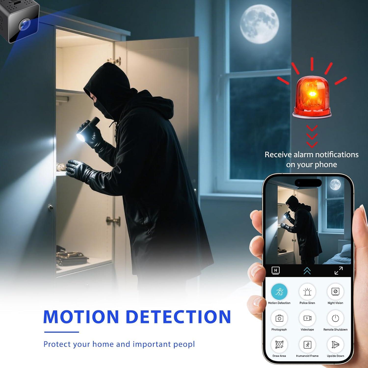 Cámara de Seguridad Inalámbrica Terura YT78 1080P HD con Visión Nocturna