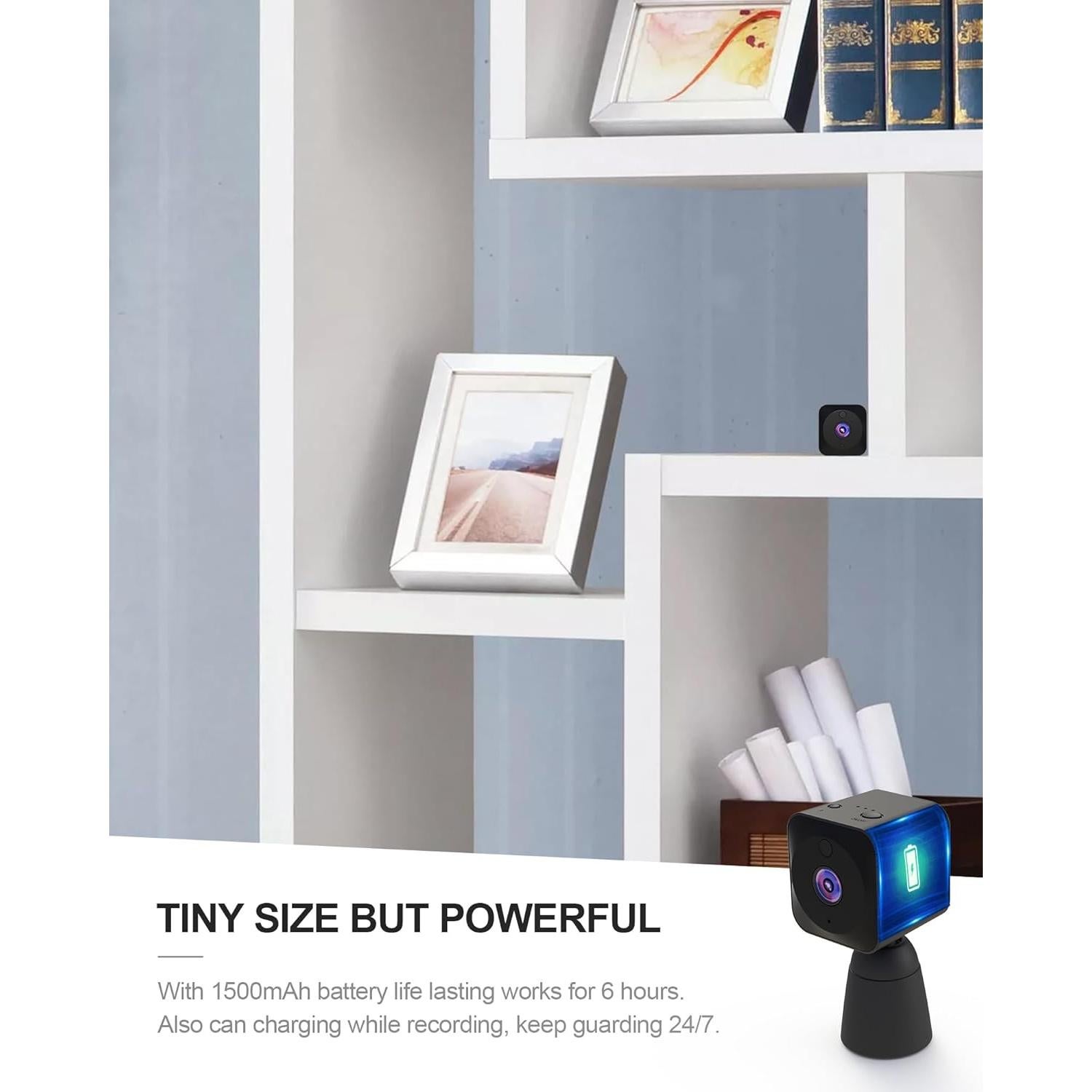 Cámara Mini 4K AOBOCAM Inalámbrica con Visión Nocturna