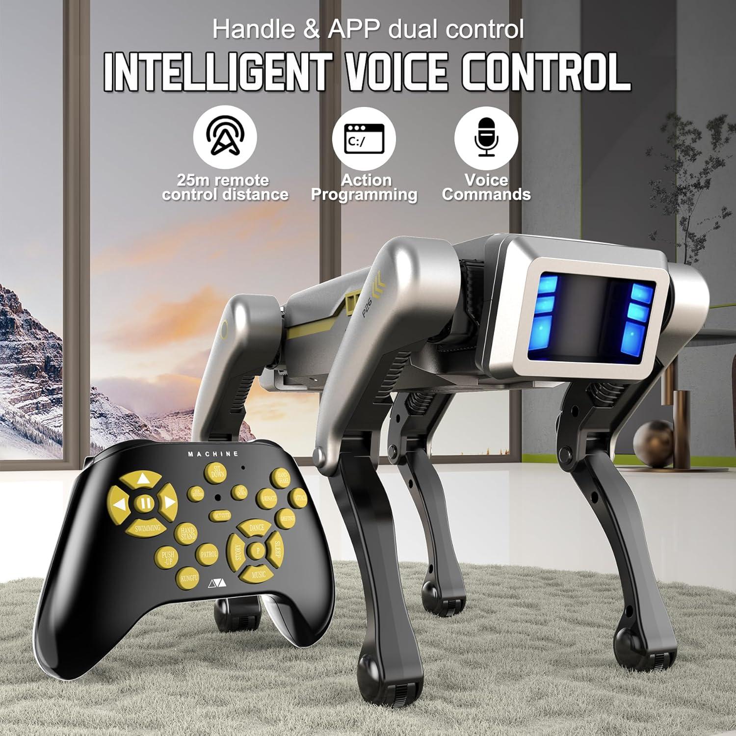 Perro Robot Inteligente SMARTECH Gris - Juguete STEM Programable