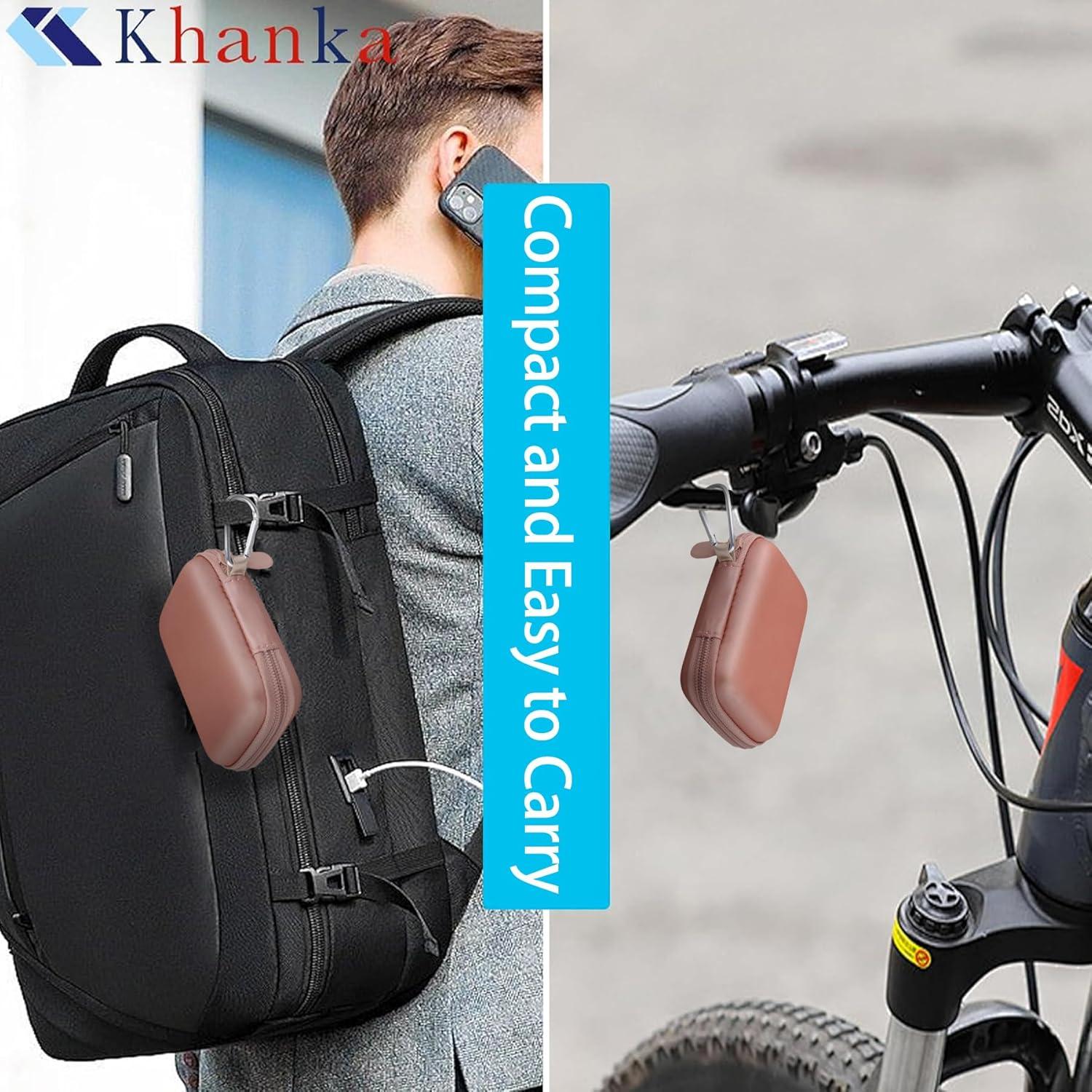 Funda Protectora Khanka para Power Bank Anker 5K y 10K Rosa