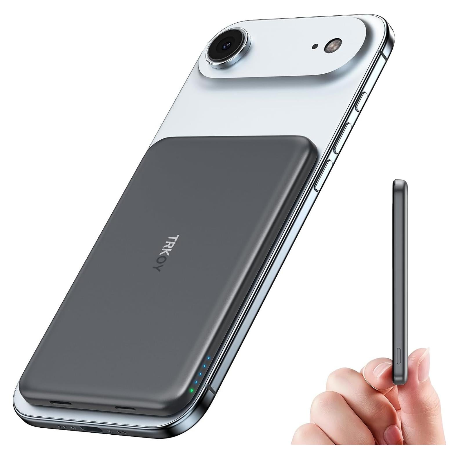 Cargador Portátil MagSafe Anshishengying W5 5000mAh Inalámbrico