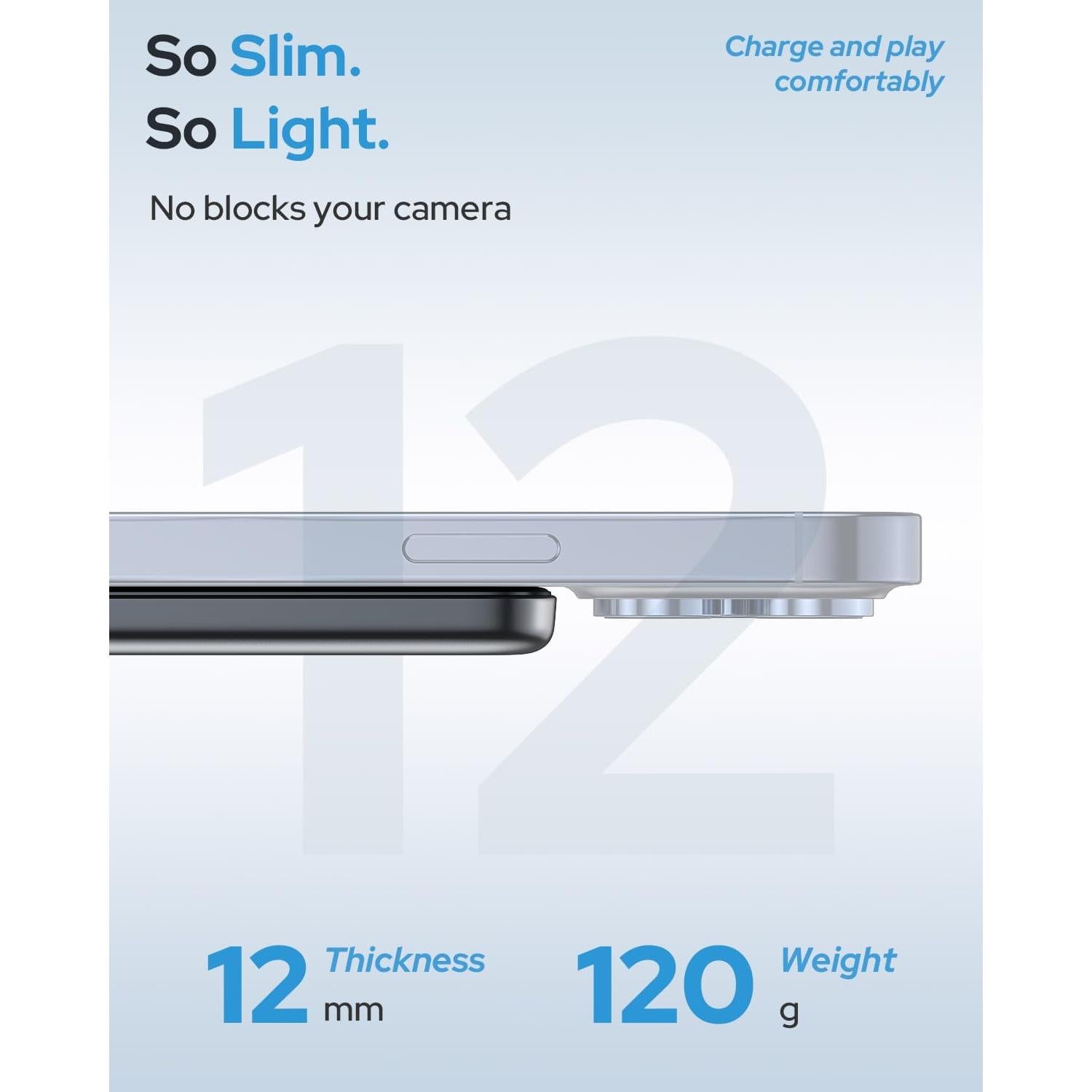 Cargador Portátil MagSafe Anshishengying W5 5000mAh Inalámbrico