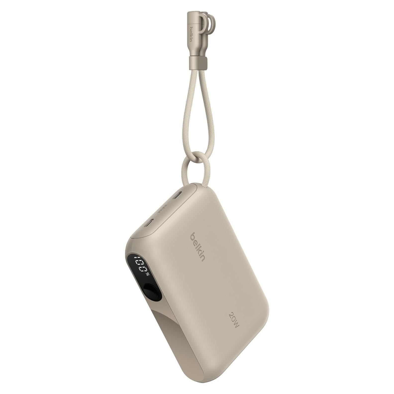 Cargador Portátil Belkin 10,000mAh USB-C 20W Pantalla Digital