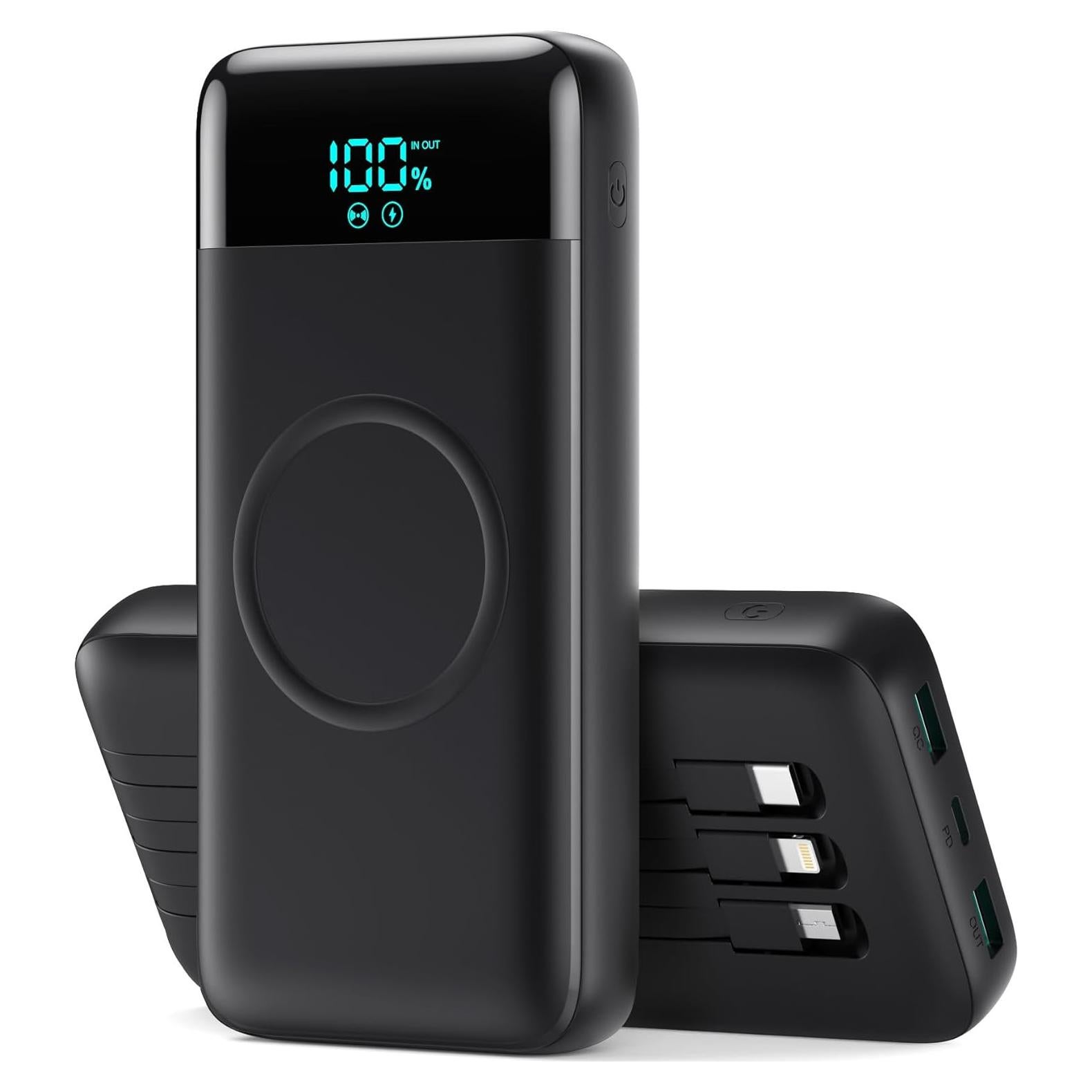 Cargador Portátil Inalámbrico FOCHEW 40,800mAh 15W USB-C