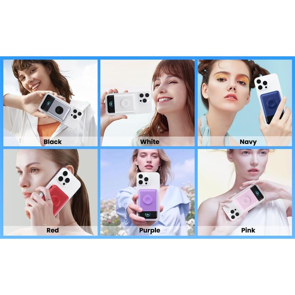 Cargador Portátil Magnético 10800mAh para iPhone y Apple Watch