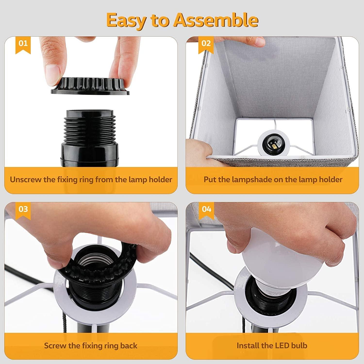 Lámpara de Mesa Yostyle 3 en 1 con Carga USB y Reloj