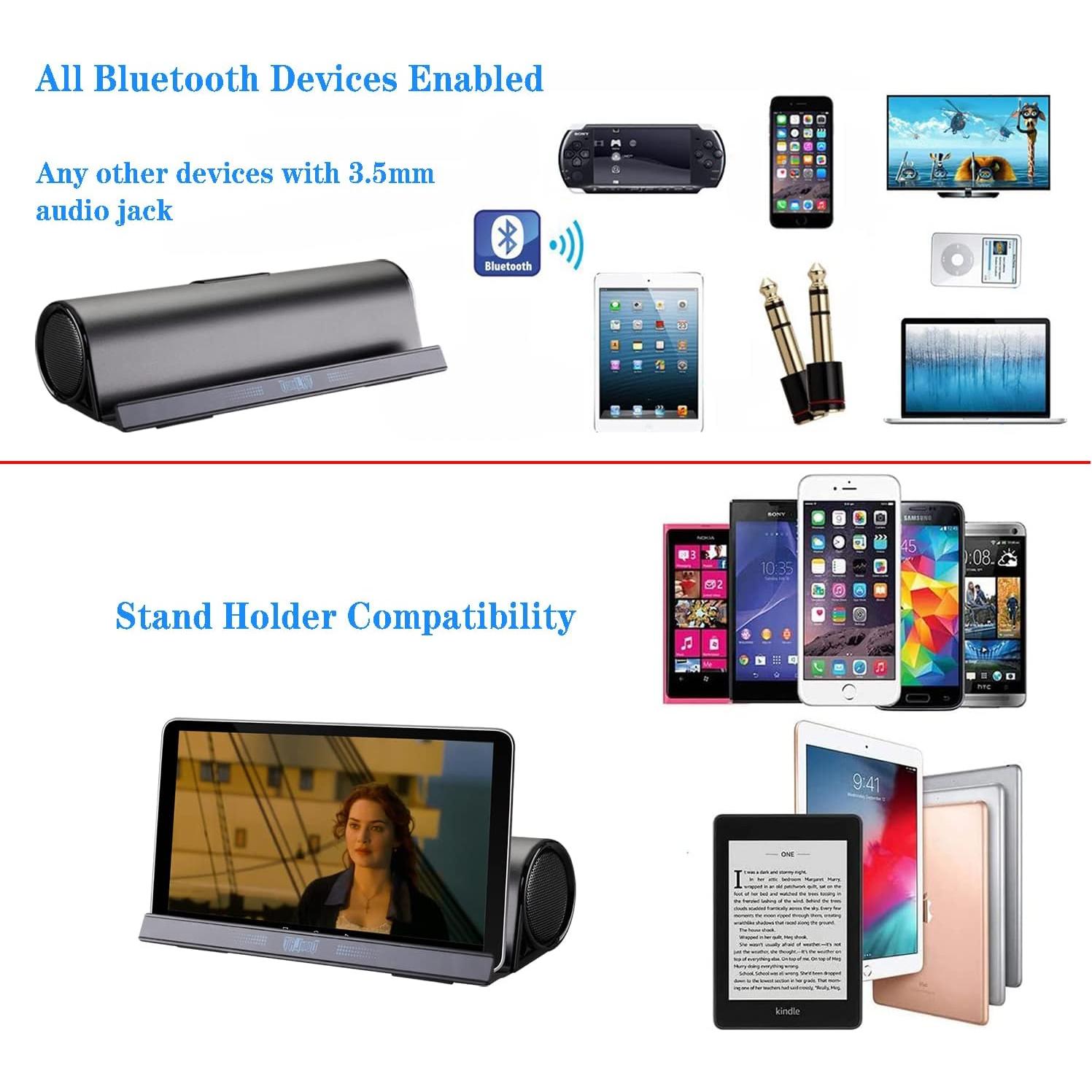 Altavoz Inalámbrico Bluetooth DORNLAT Dock Portátil 3W Doble