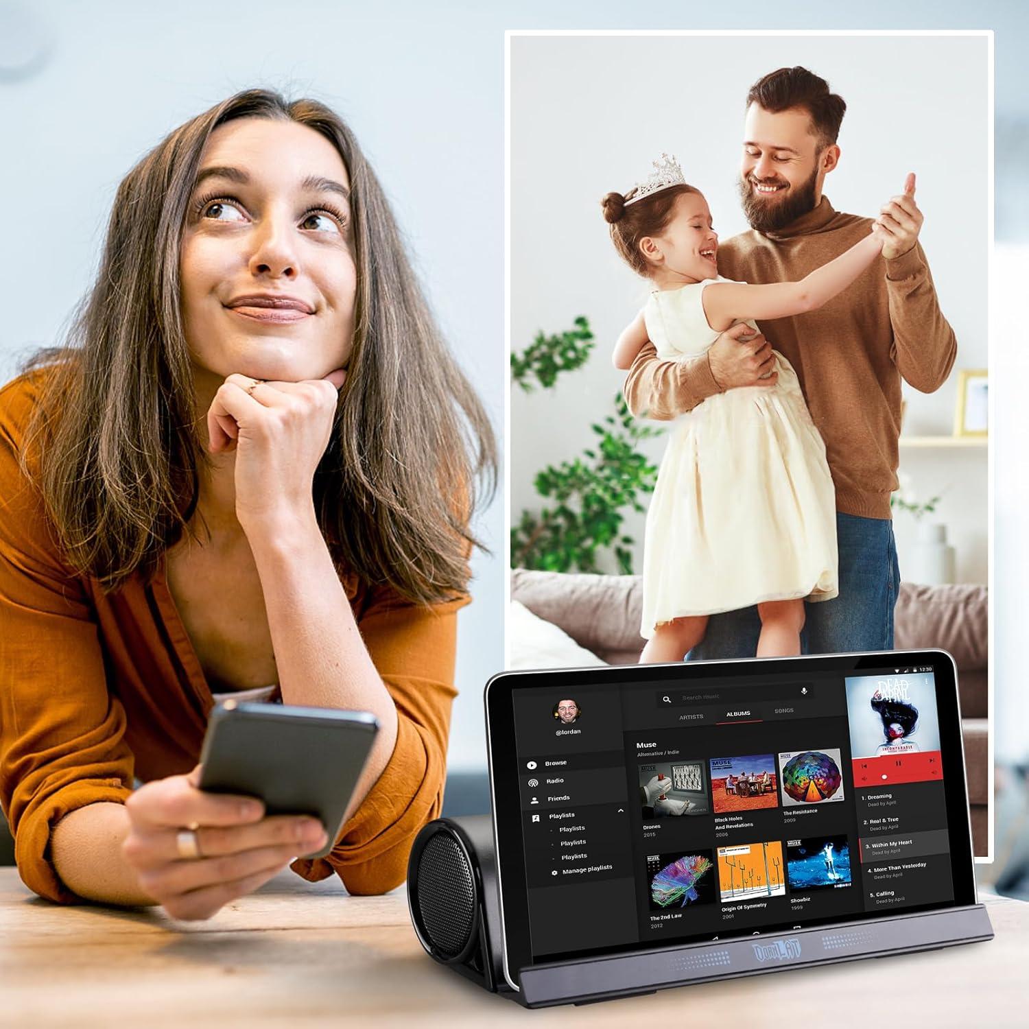 Altavoz Inalámbrico Bluetooth DORNLAT Dock Portátil 3W Doble