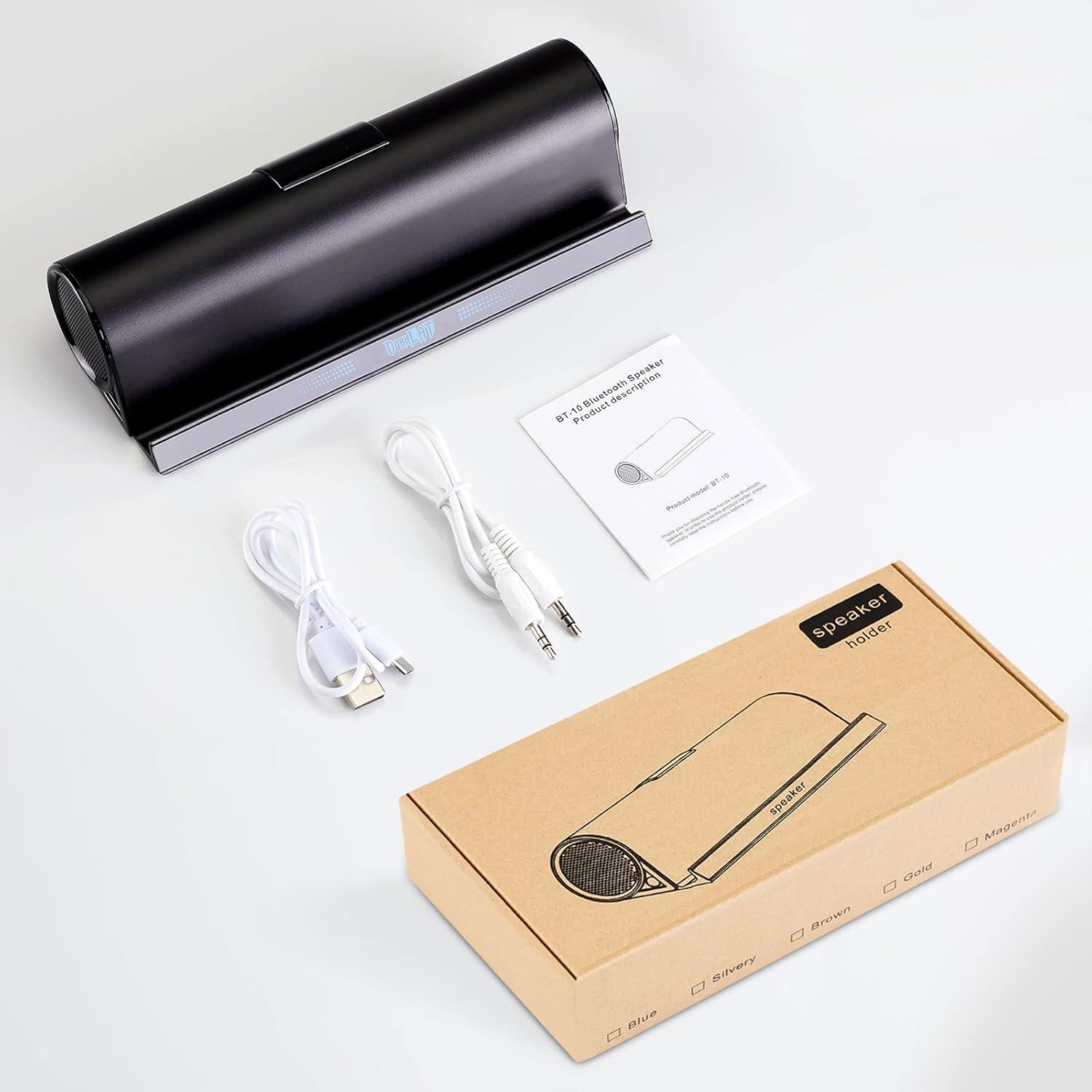 Altavoz Inalámbrico Bluetooth DORNLAT Dock Portátil 3W Doble