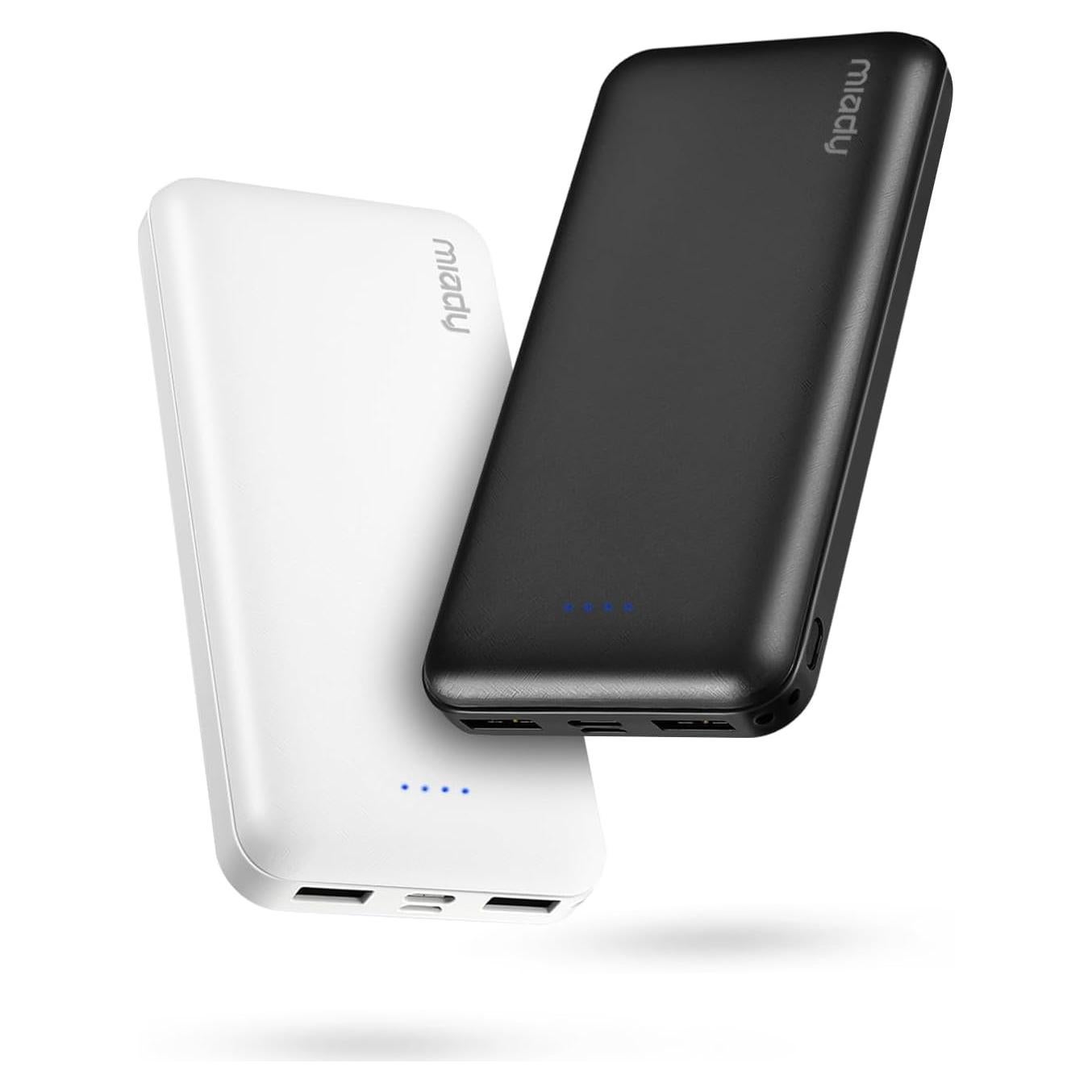 Cargador Portátil Miady 10000mAh 22.5W Carga Rápida Doble USB