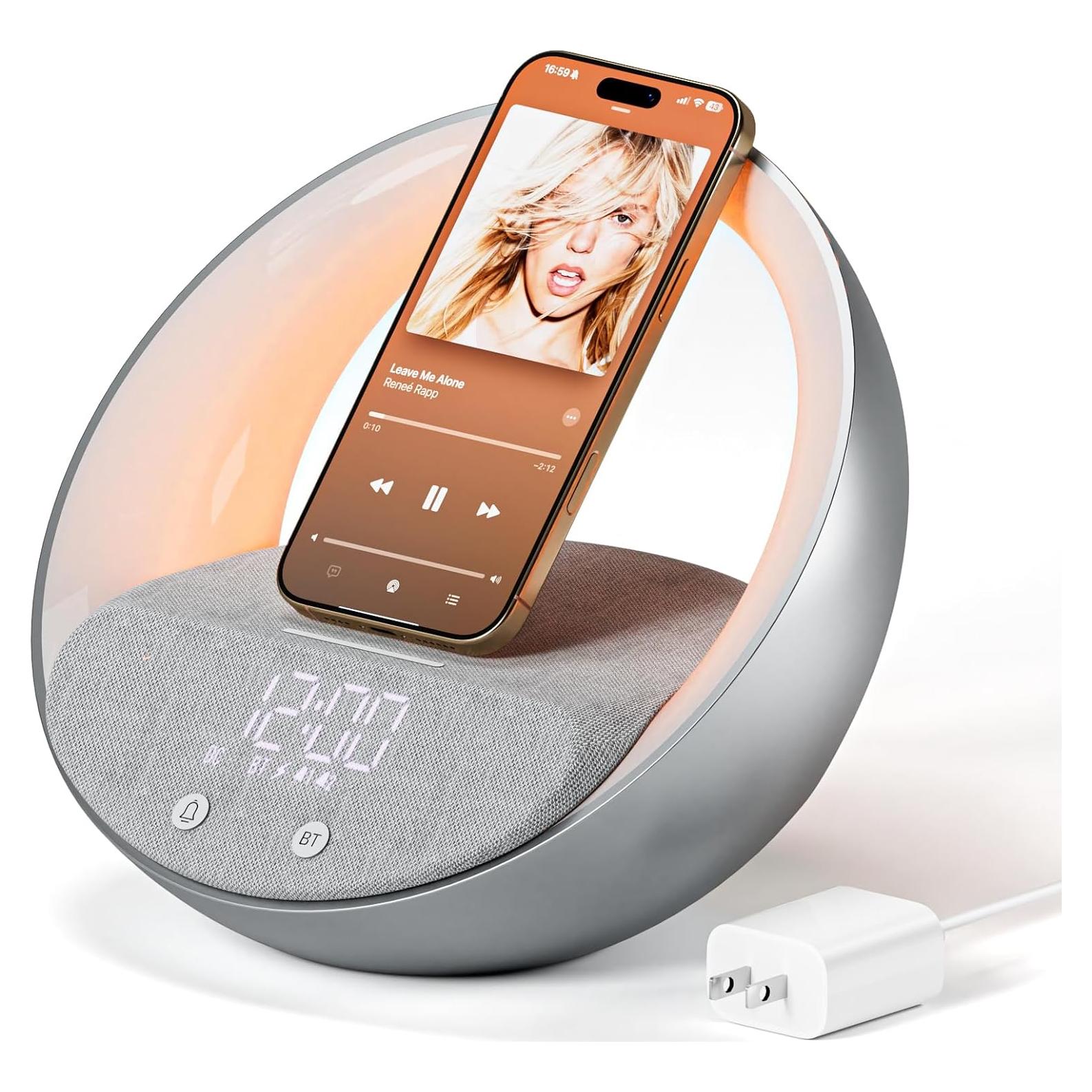 Reloj Despertador Bluetooth FUNFOR S11 con Luz Nocturna