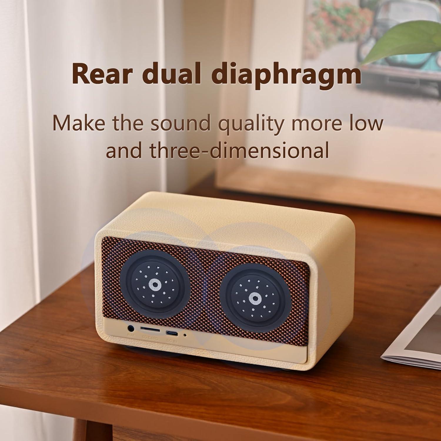 Reloj Despertador Bluetooth Joiimu JM5 con Radio FM y Carga Inalámbrica