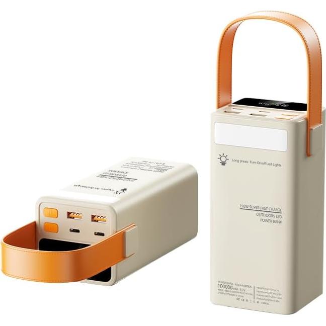 Banco de Energía 100000mAh Dongguan Carga Rápida 150W 4 Salidas