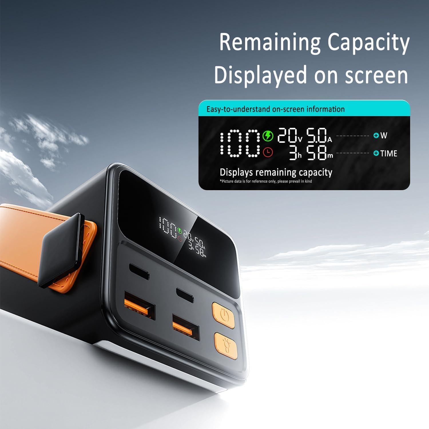 Banco de Energía 100000mAh Dongguan Carga Rápida 150W 4 Salidas