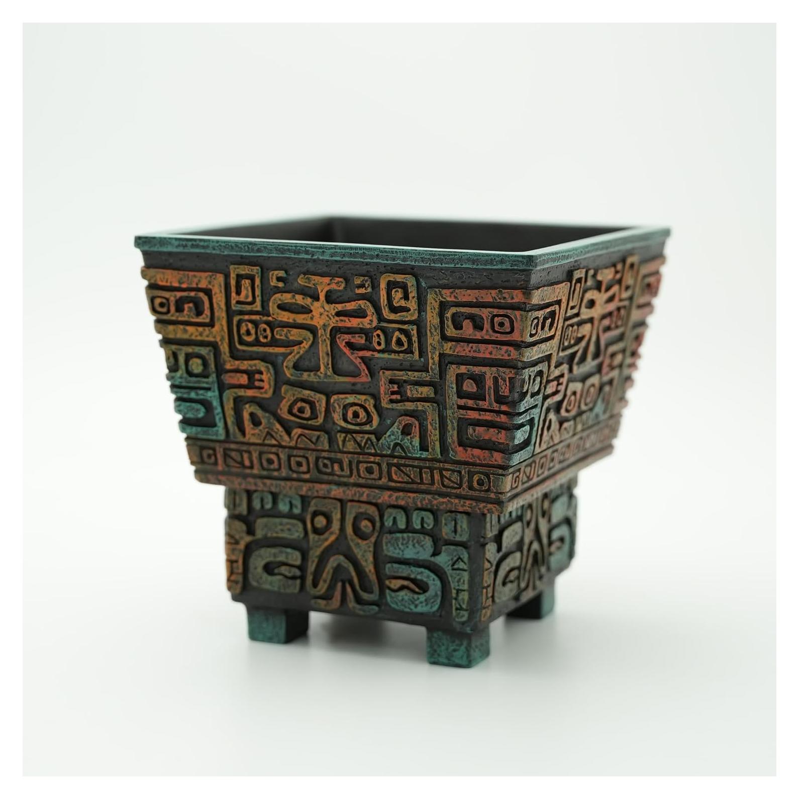 Maceta Autorriego Forkai Mariposa Mística 15 cm Resina