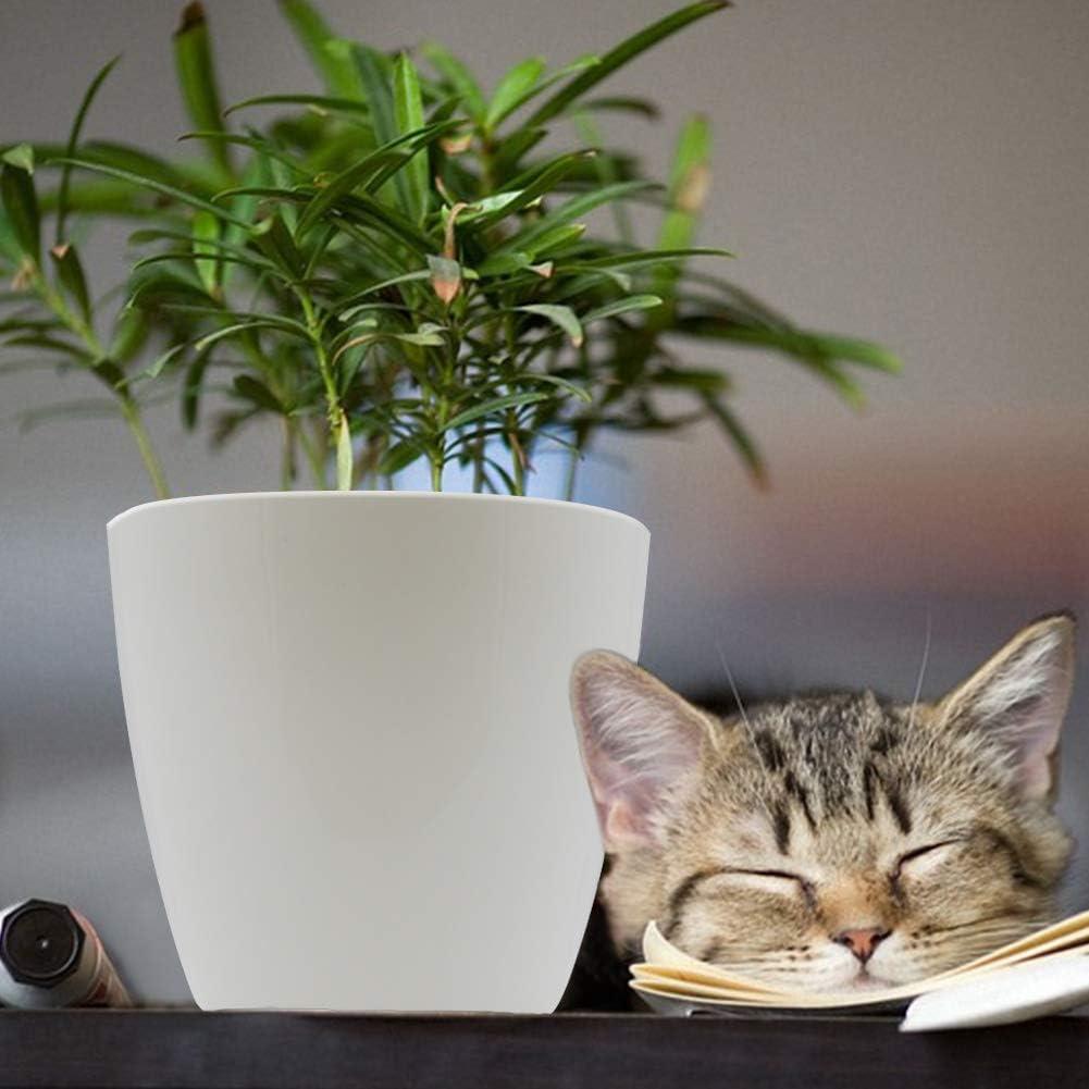 Maceta Autorriego SAND MINE Blanca 6 Unidades 13cm