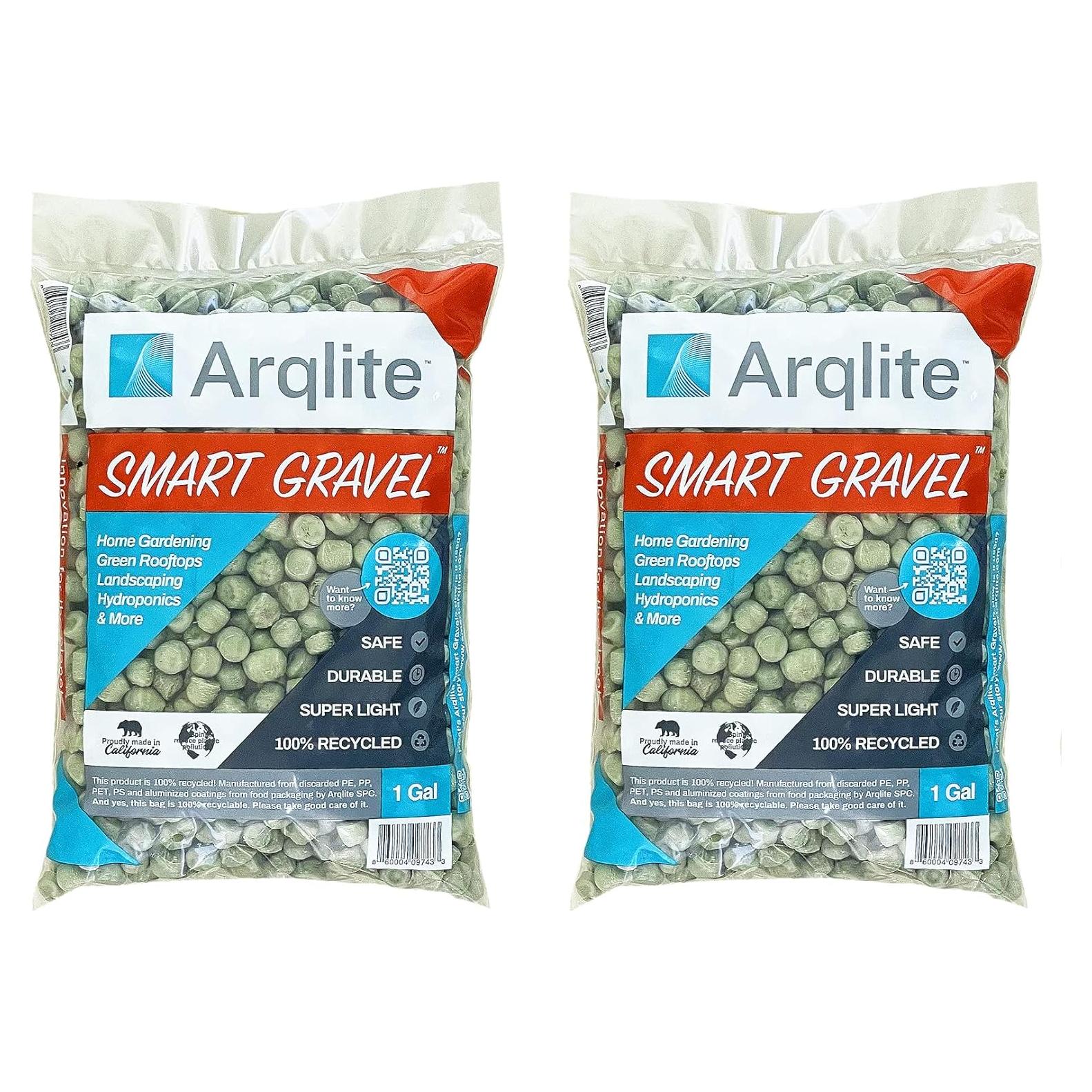 Grava Ecológica Arqlite 2x1 Galón para Drenaje y Jardinería