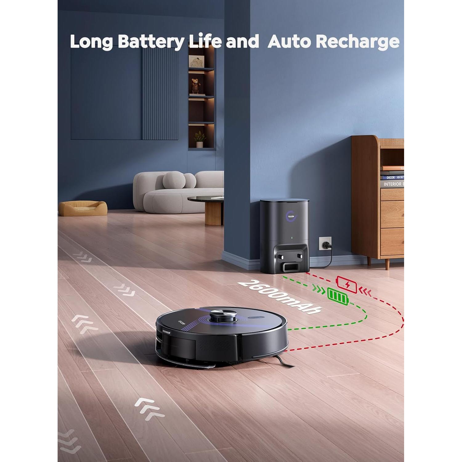 Aspiradora Robot Vyzzle E20 Autovaciable 5500Pa WiFi