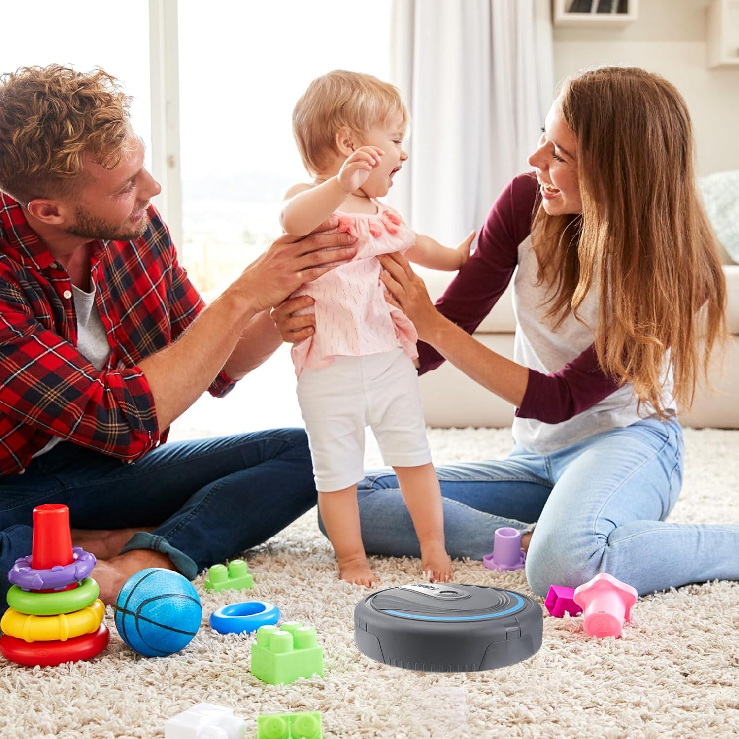 Robot Aspiradora de Juguete TOYANDONA para Niños - Simulación