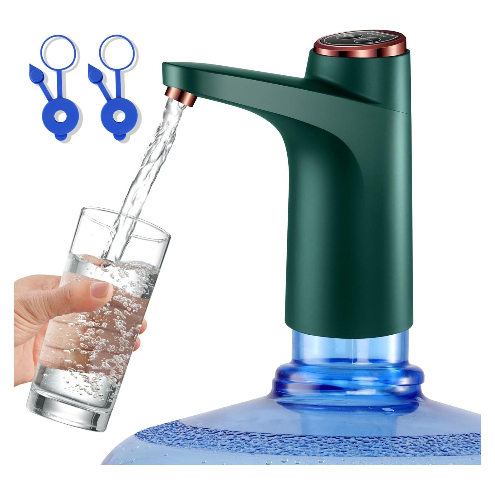 Bomba de Agua Eléctrica Recargable LanHiJY 5 Galones Verde