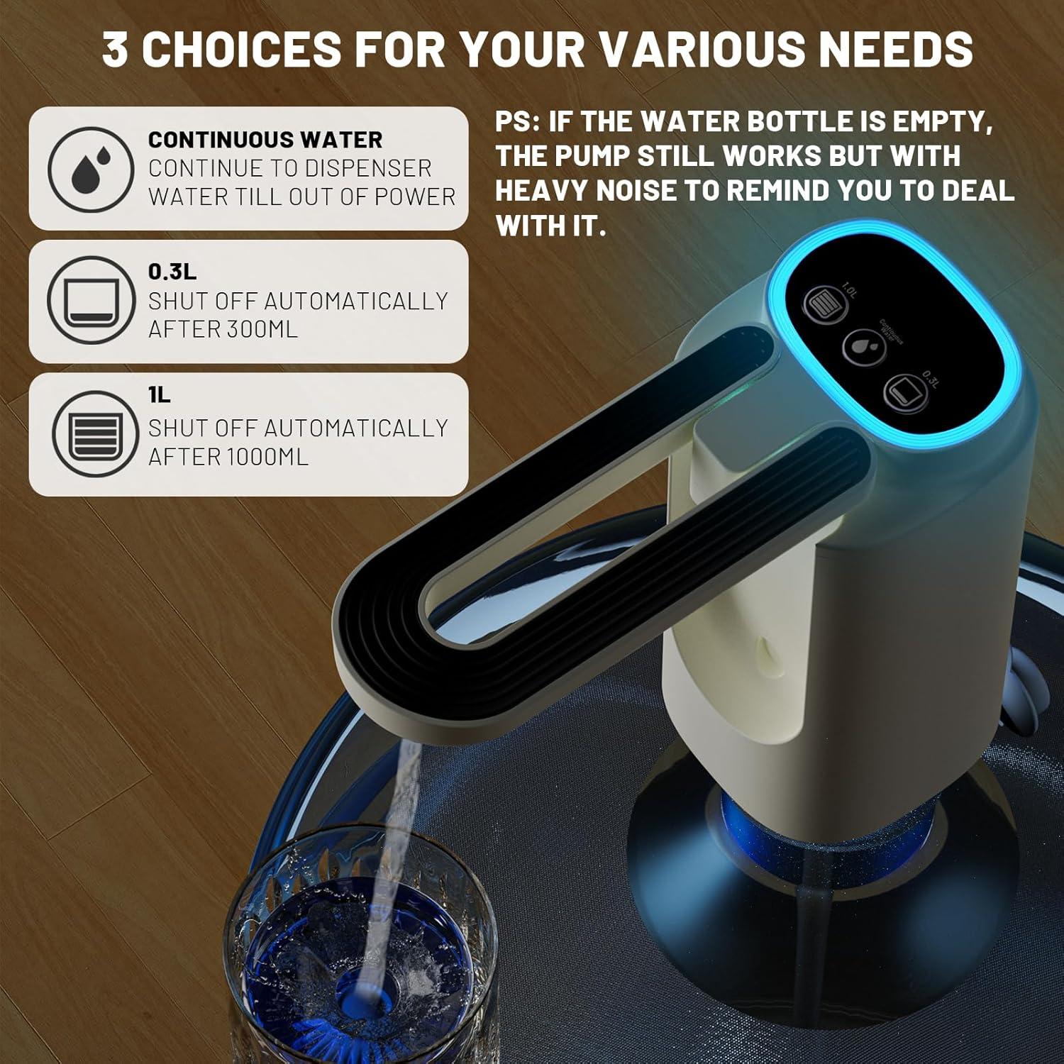 Dispensador de Agua Eléctrico UWTLFCE 5 Galones Plegable