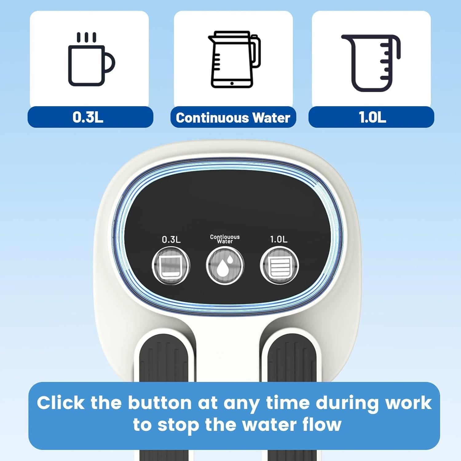 Dispensador de Agua Eléctrico UWTLFCE 5 Galones Plegable