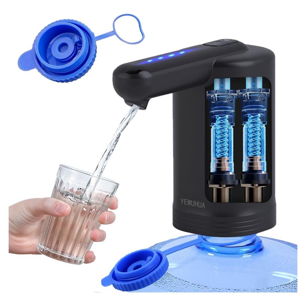 Bomba de Agua Eléctrica YEWUHUA 5 Galones USB Portátil