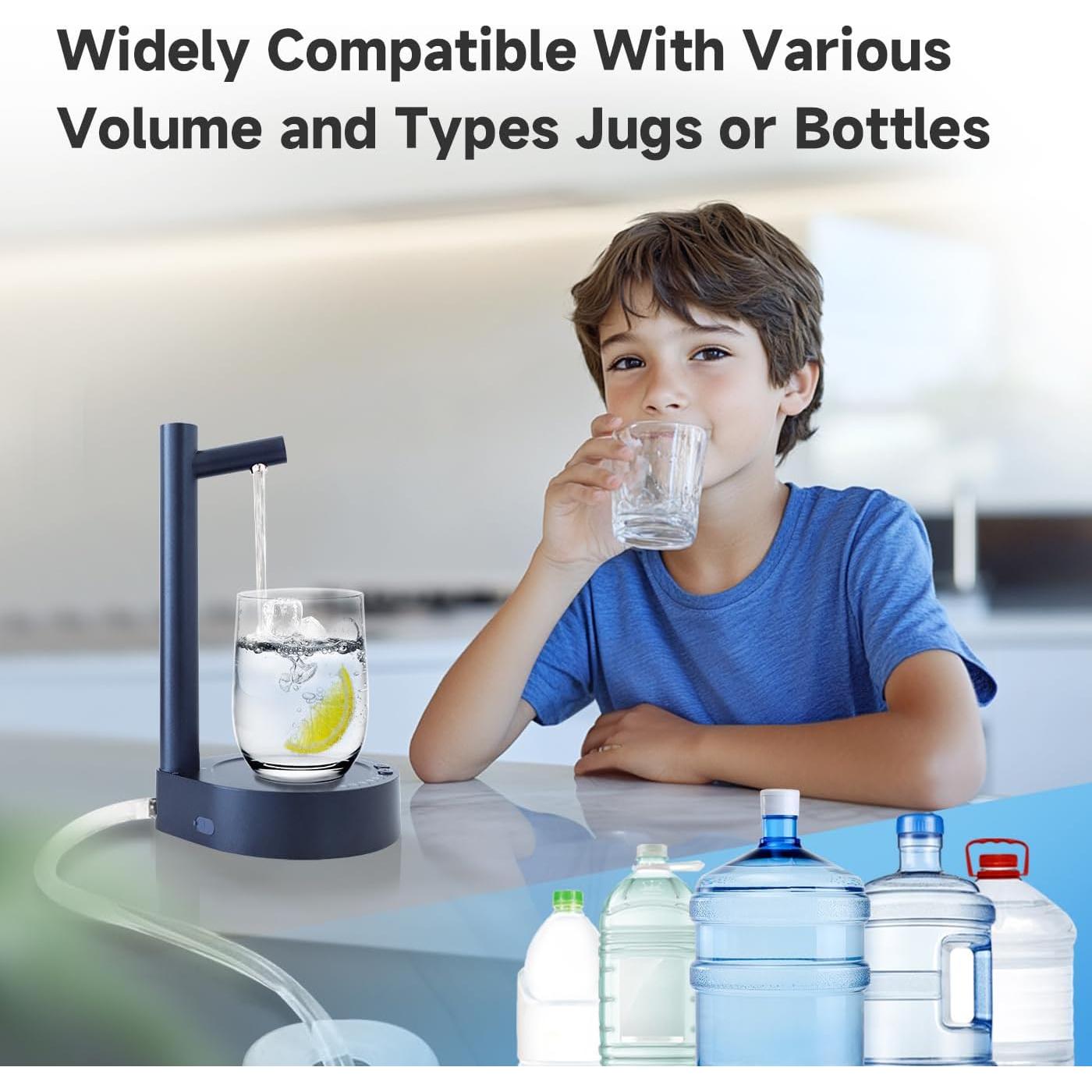 Dispensador de Agua Eléctrico Mottinhill 5 Galones Azul