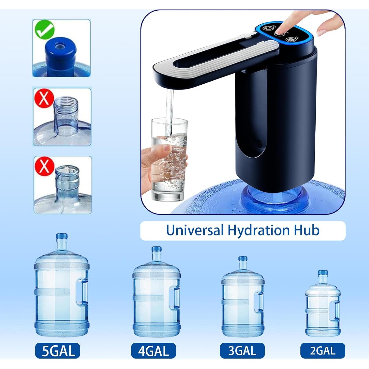 Bomba de Agua Automática Sliuaw 5 Galones Tipo-C Plegable