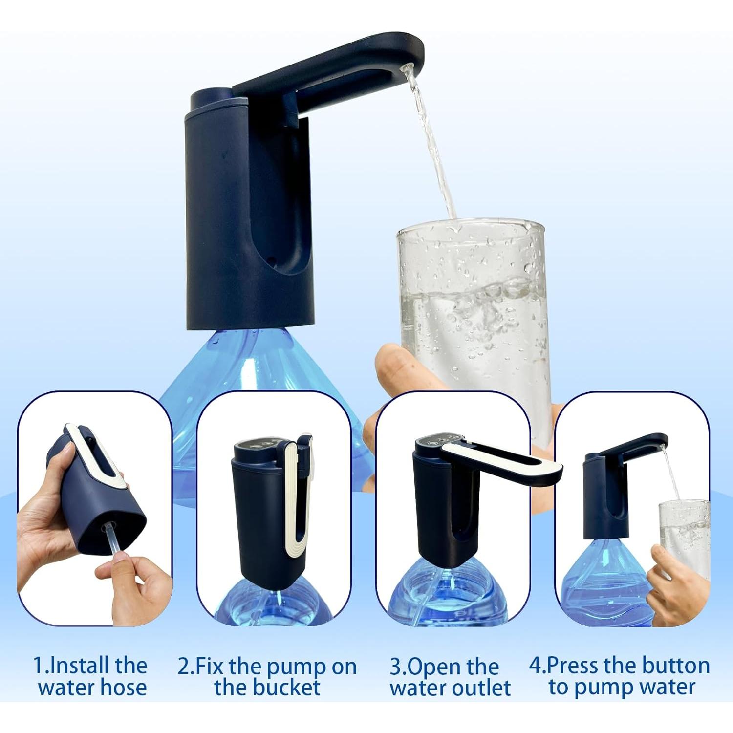 Bomba de Agua Automática Sliuaw 5 Galones Tipo-C Plegable