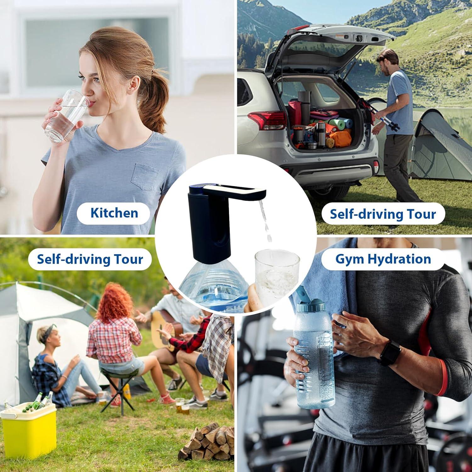 Bomba de Agua Automática Sliuaw 5 Galones Tipo-C Plegable