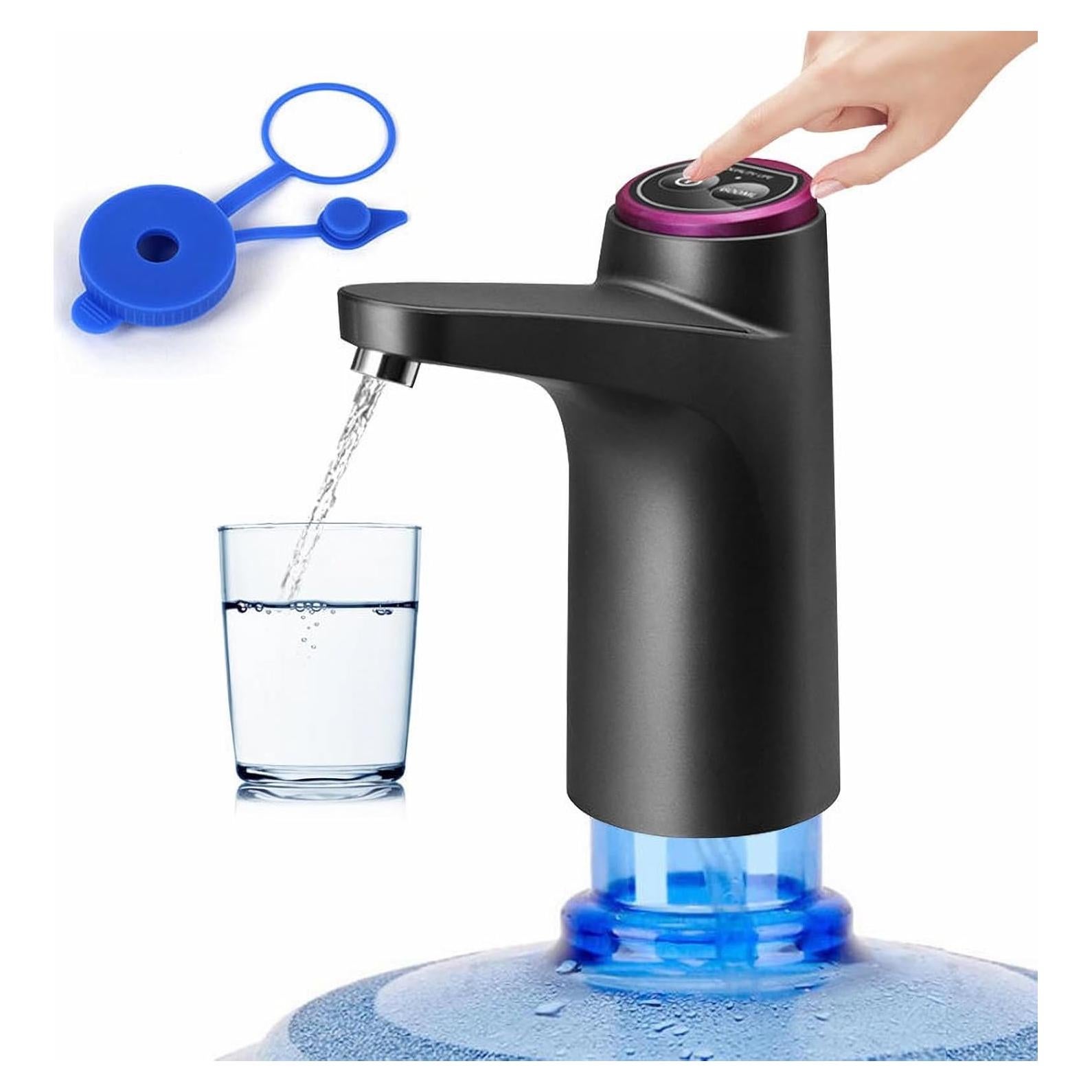 Dispensador de Agua Eléctrico HiPiCok 5 Galones USB Negro