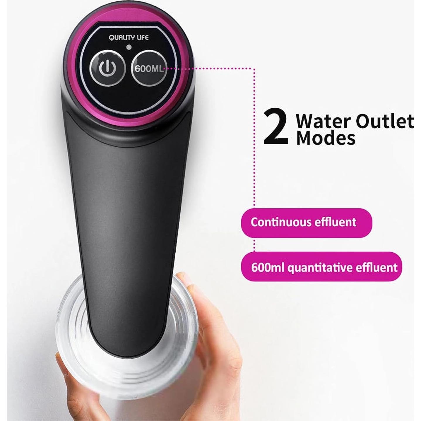 Dispensador de Agua Eléctrico HiPiCok 5 Galones USB Negro