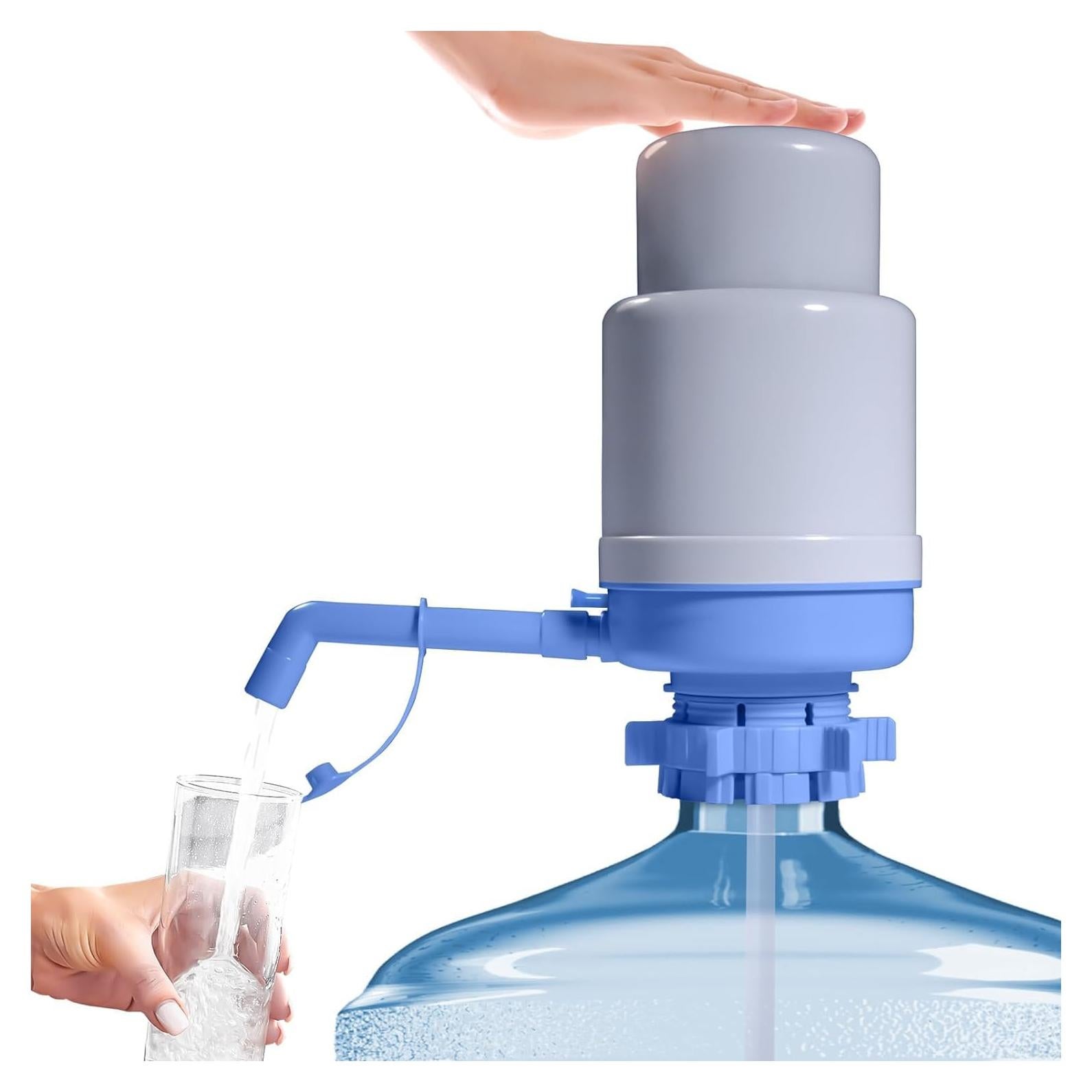 Dispensador de Agua Manual Dyreps 19 Litros Azul Sin Goteo