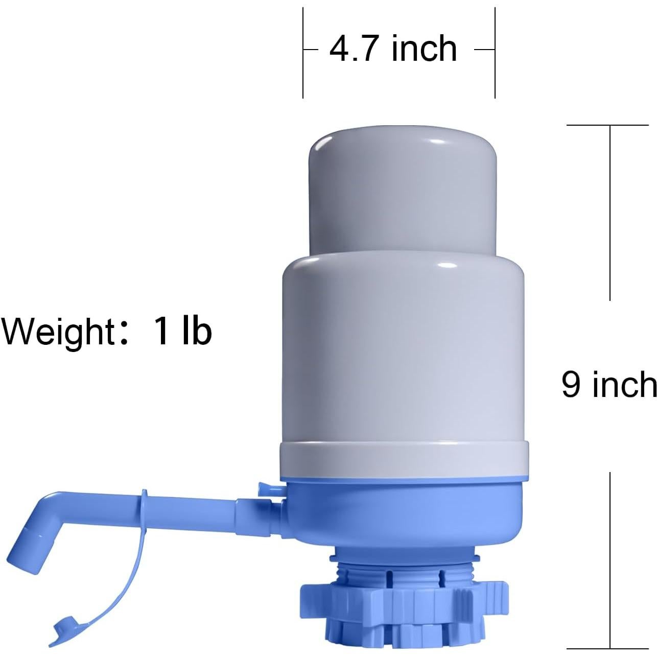 Dispensador de Agua Manual Dyreps 19 Litros Azul Sin Goteo