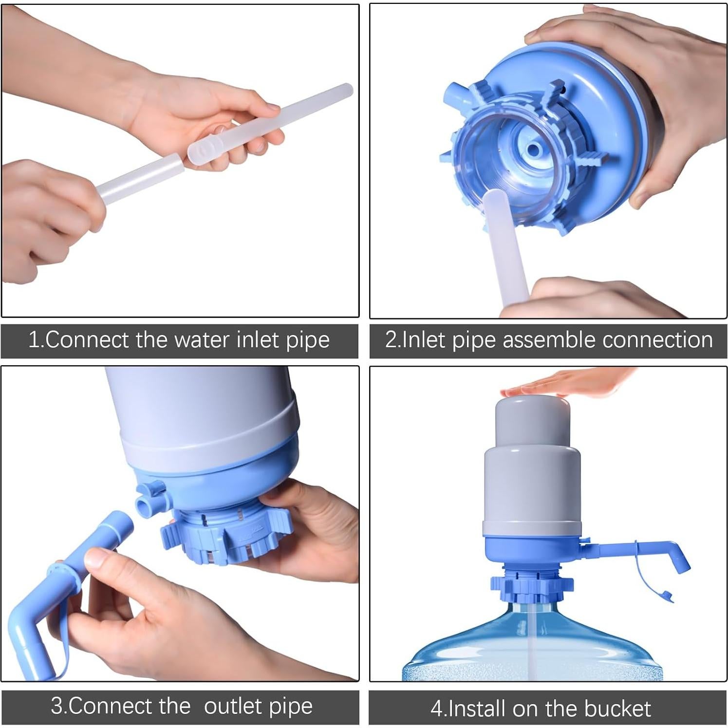 Dispensador de Agua Manual Dyreps 19 Litros Azul Sin Goteo